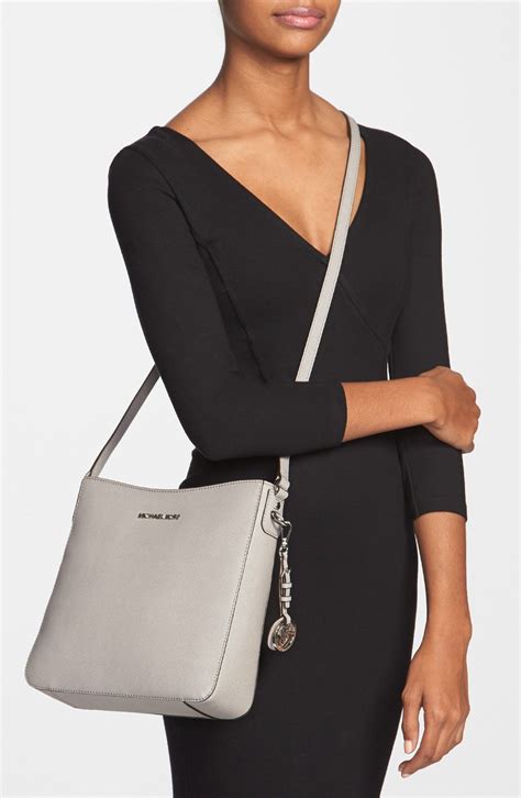 gray michael kors bag|michael kors grey crossbody.